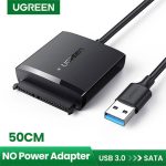 UGREEN Sata to USB 3.0 3.5 & 2.5 Inch SSD HDD SATA III UASP Hard Drive Disk Adapter Cable Converter