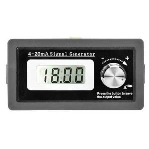 4-20mA Signal Generator, 3-21mA Adjustable High Precision DC Current Analog Simulator Two-Wire Transducer Test Signal Generator
