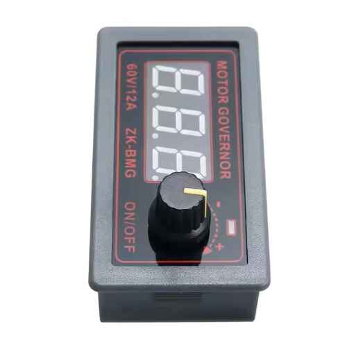 ZK-BMG 60V/12A PWM DC Motor Governor Adjustable Speed Encoder Digital Display Duty Cycle For Maximum Frequency DC9 - Image 6