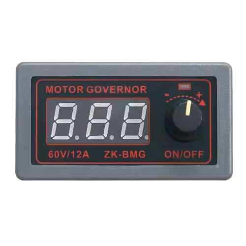 ZK-BMG 60V/12A PWM DC Motor Governor Adjustable Speed Encoder Digital Display Duty Cycle For Maximum Frequency DC9